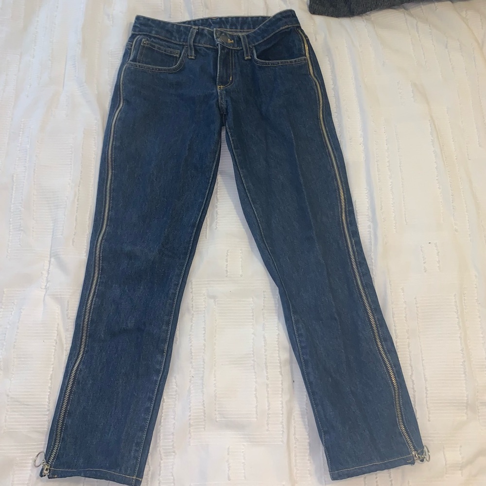 CARMAR side-zipper jeans, MINT CONDITION